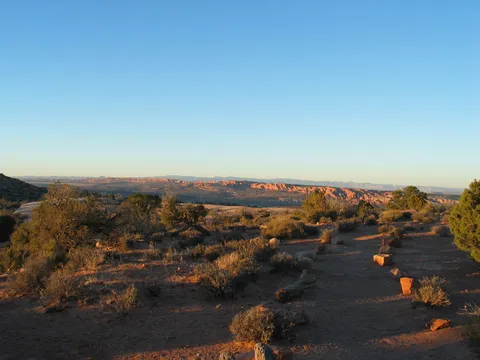 Looking East near Balanced Rock